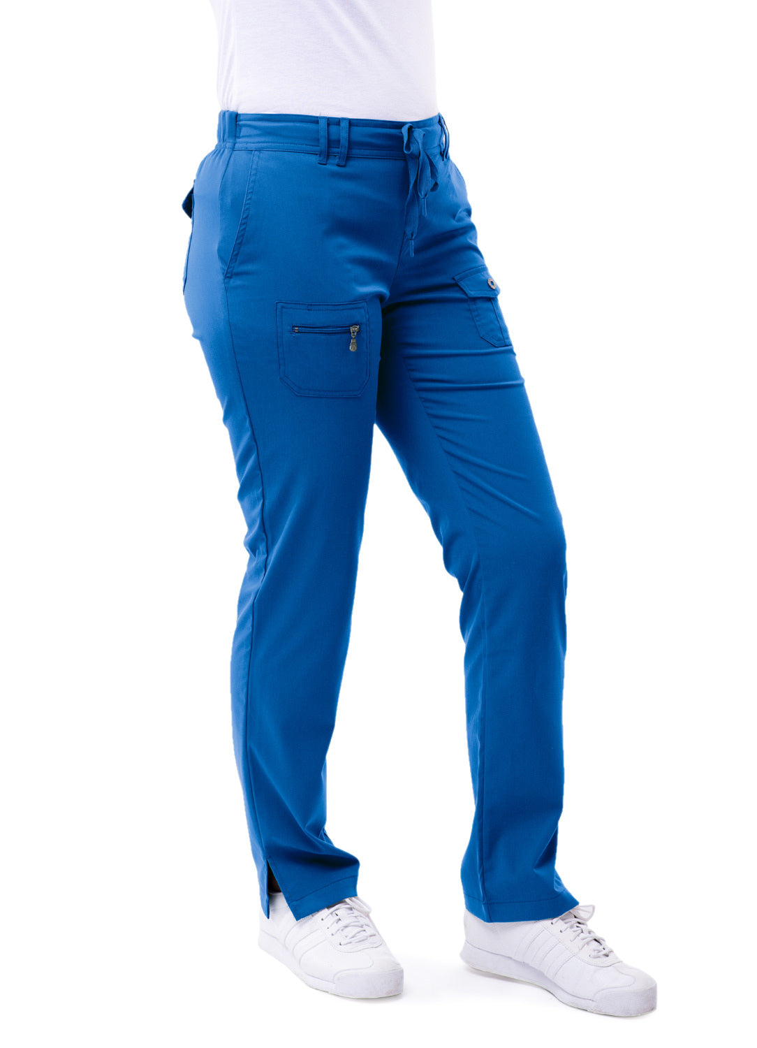 Cherokee® Workwear Core Stretch Women's 6- Pocket Low Rise Drawstring Cargo  Scrub Pant | Positive Promotions